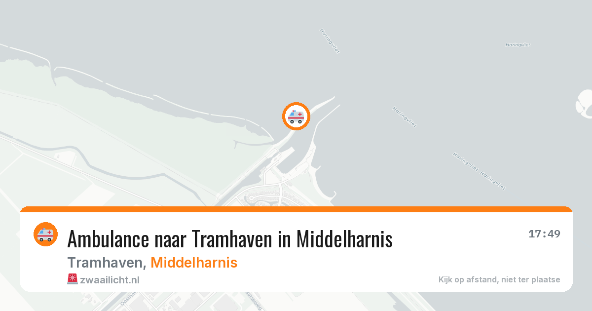 Ambulance naar Tramhaven in Middelharnis — 23 jul 2026