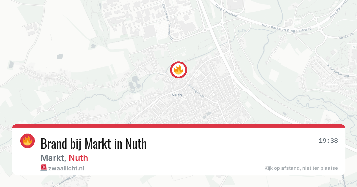 Brand bij Markt in Nuth — 20 jan 2026