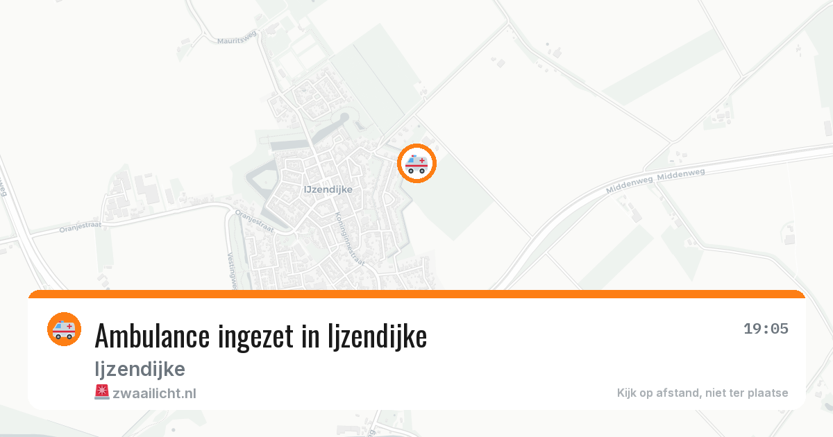 Ambulance ingezet in Ijzendijke — 11 aug 2026