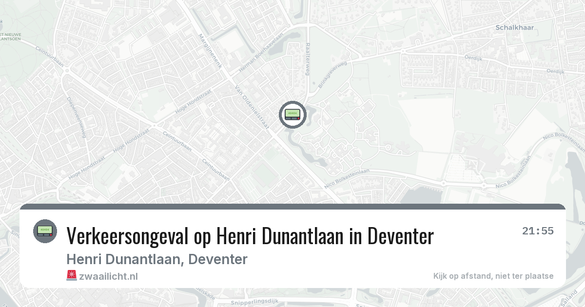 Verkeersongeval op Henri Dunantlaan in Deventer — 1 aug 2026