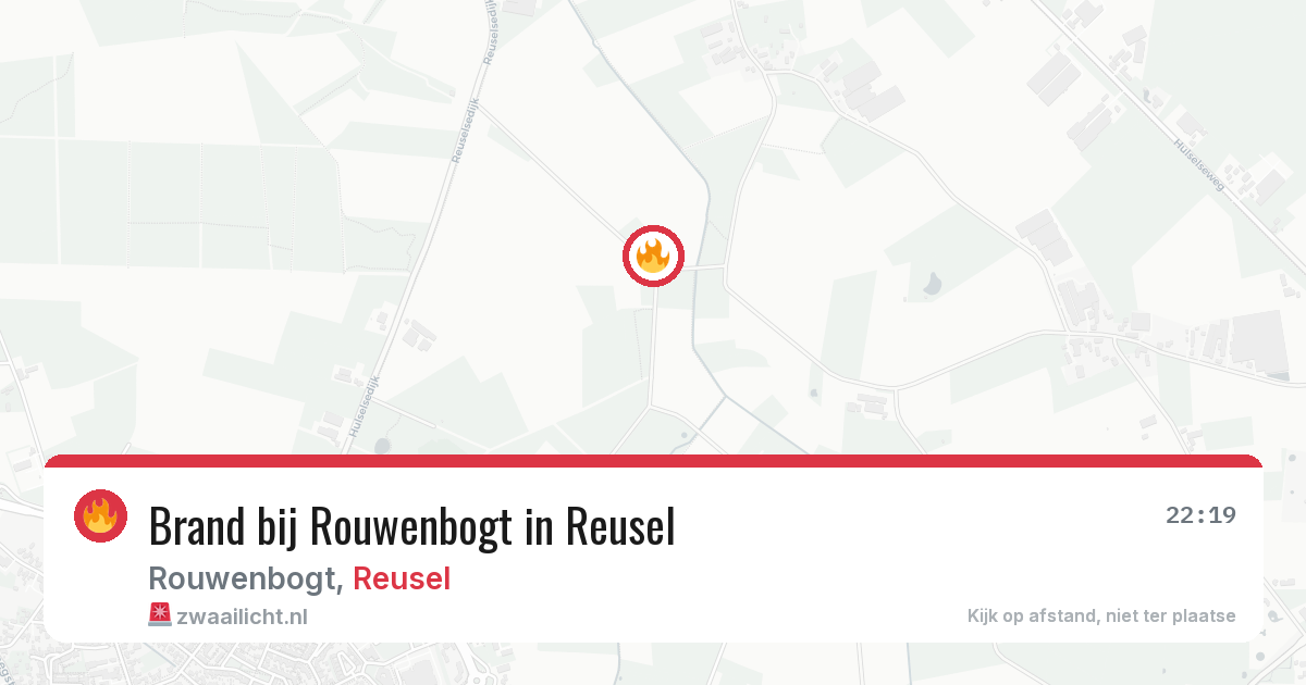 Brand bij Rouwenbogt in Reusel — 16 jul 2026