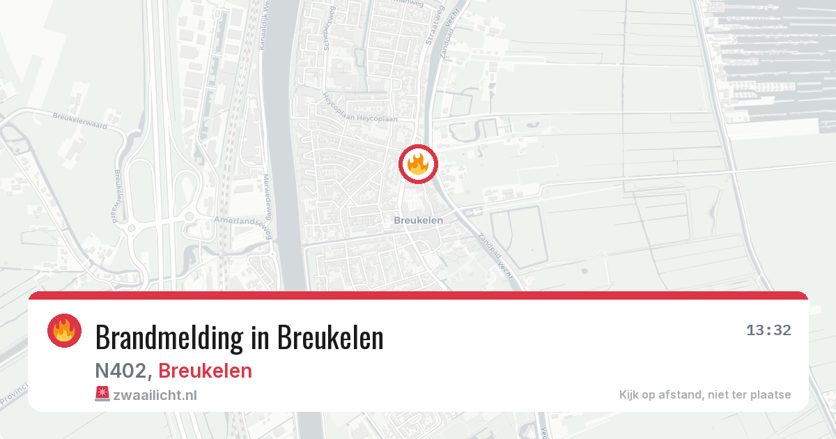 Brandmelding in Breukelen — 17 mei 2026