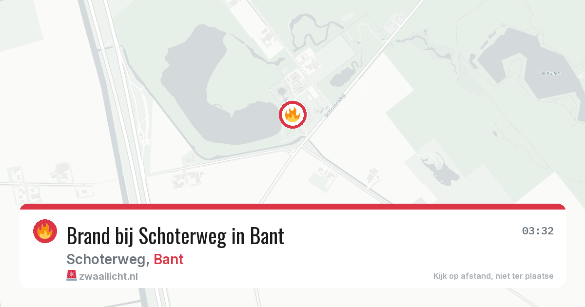 Brand bij Schoterweg in Bant — 20 jun 2026