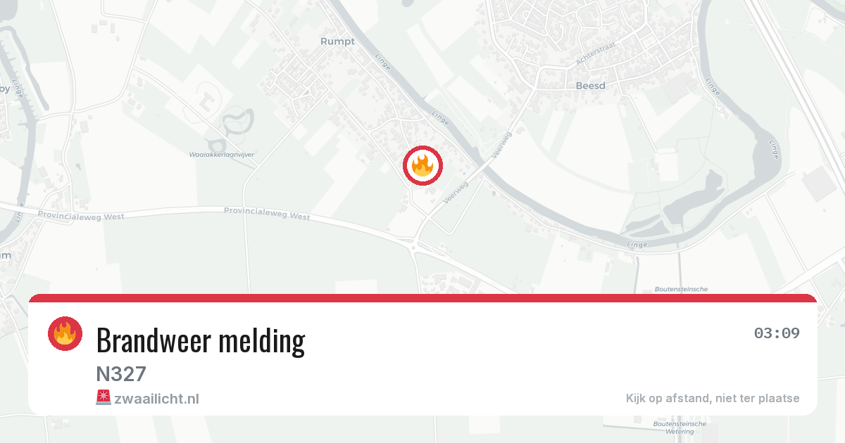 Brandweer melding — 28 jun 2026