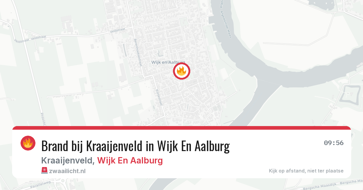 Brand bij Kraaijenveld in Wijk En Aalburg — 31 mrt 2026