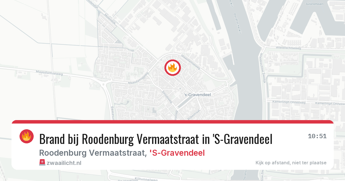 Brand bij Roodenburg Vermaatstraat in 'S-Gravendeel — 7 mrt 2026