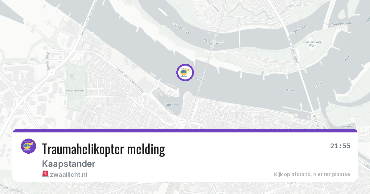 Traumahelikopter melding — 5 mei 2026