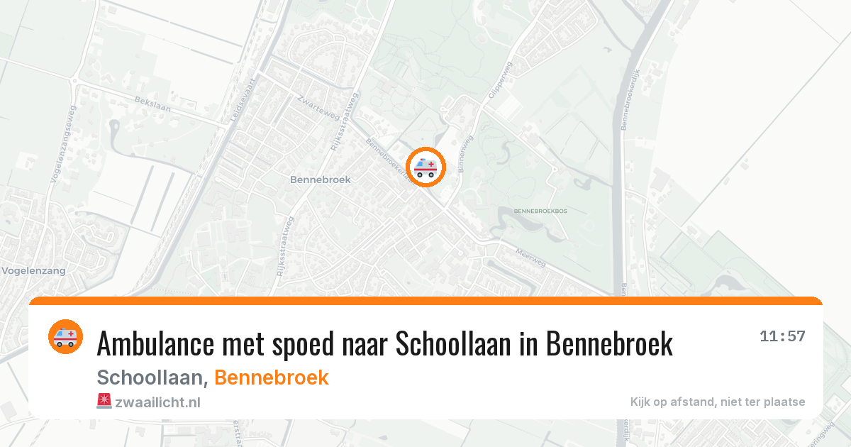 Ambulance met spoed naar Schoollaan in Bennebroek — 26 jan 2026