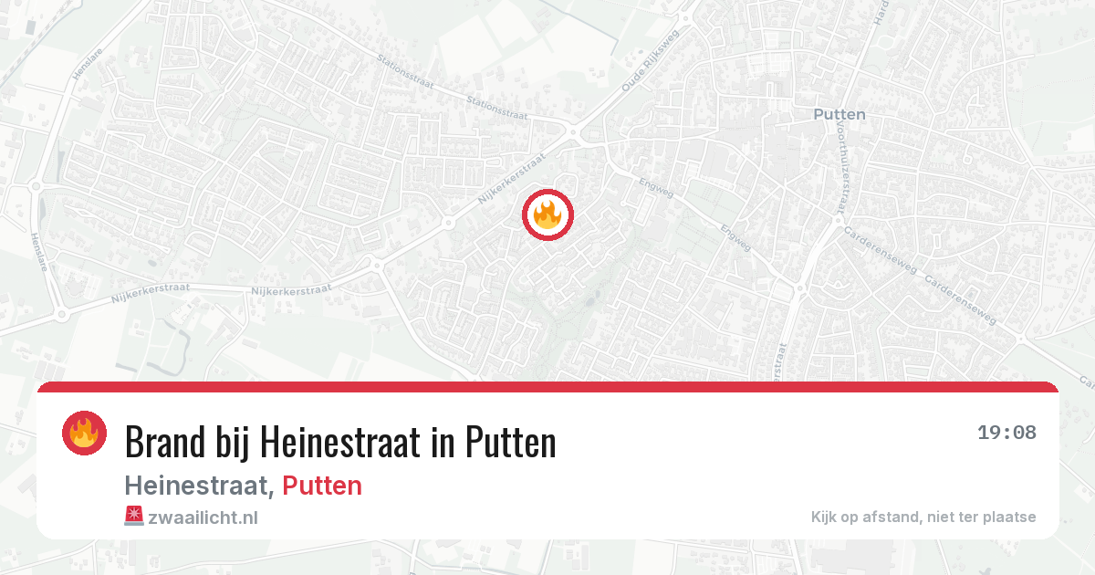Brand bij Heinestraat in Putten — 11 apr 2026