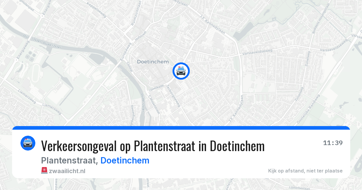 Verkeersongeval op Plantenstraat in Doetinchem — 3 jun 2026