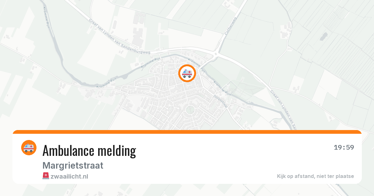 Ambulance melding — 2 aug 2026