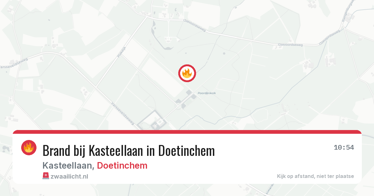 Brand bij Kasteellaan in Doetinchem — 28 apr 2026