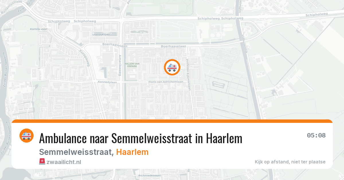 Ambulance naar Semmelweisstraat in Haarlem — 21 mei 2026