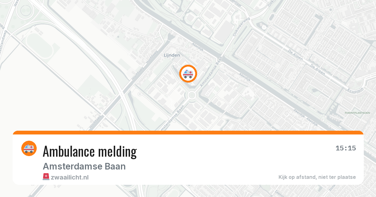 Ambulance melding — 23 feb 2026