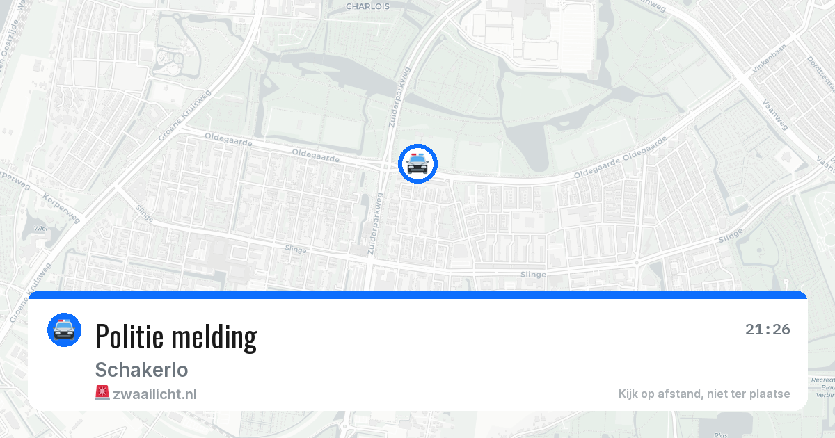 Politie melding — 14 jun 2026