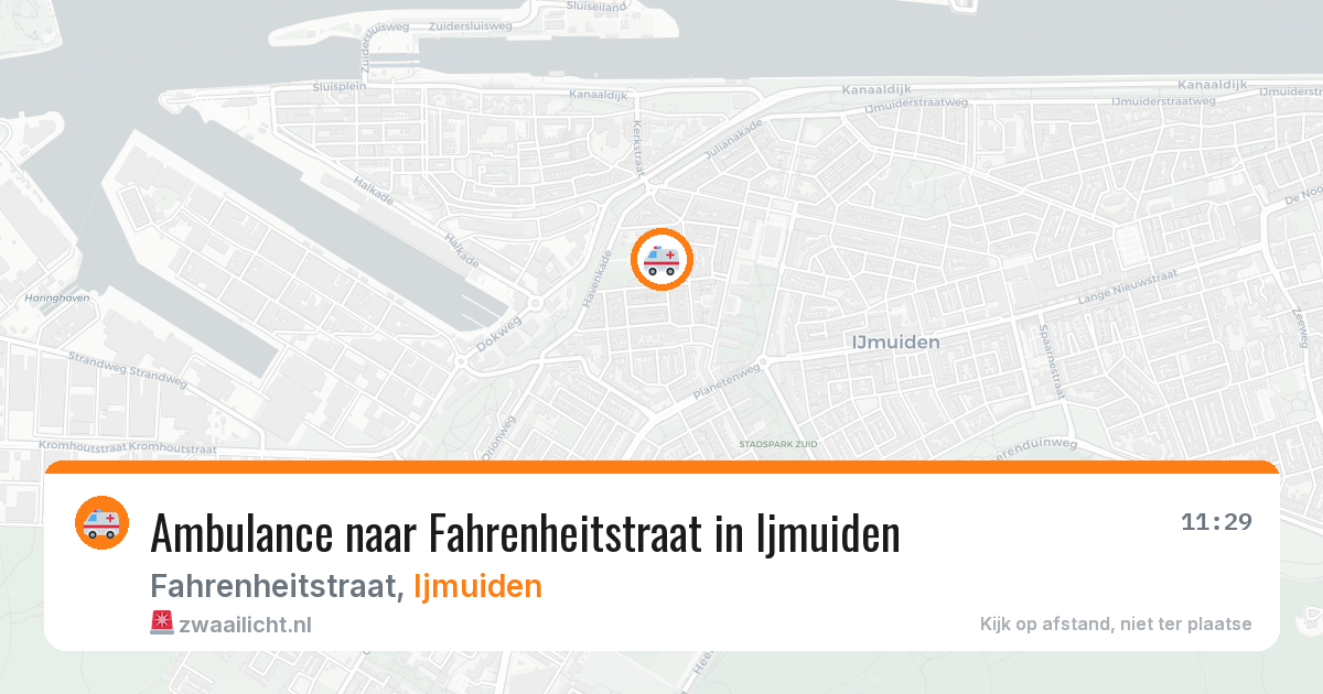 Ambulance naar Fahrenheitstraat in Ijmuiden — 13 jun 2026