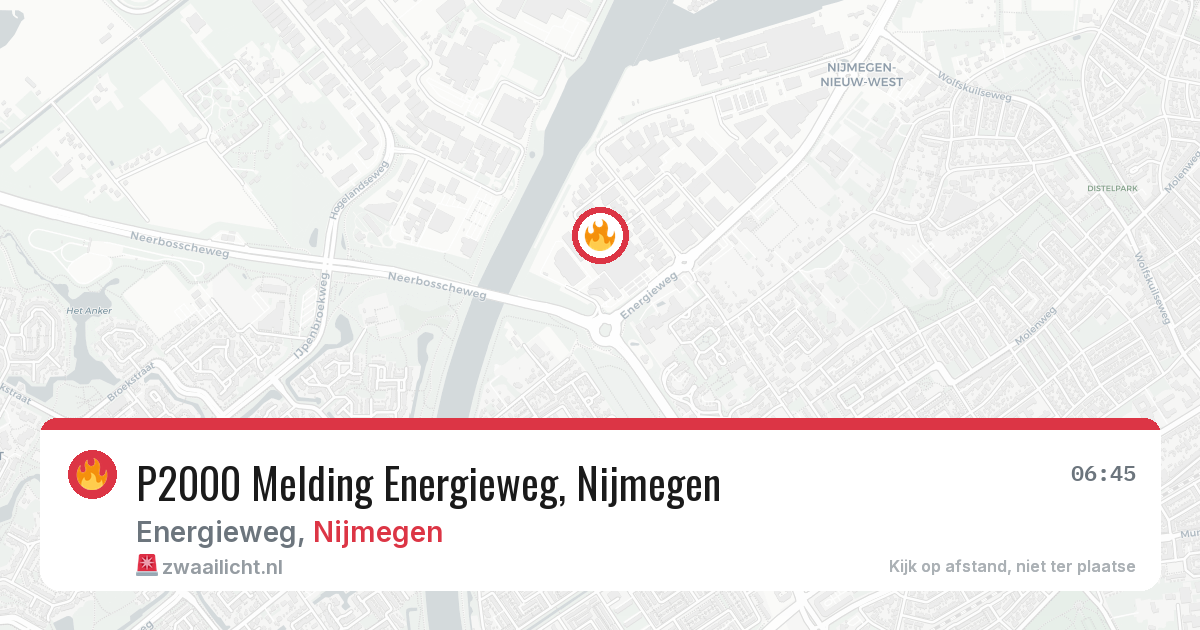 P2000 Melding Energieweg, Nijmegen — 27 feb 2026