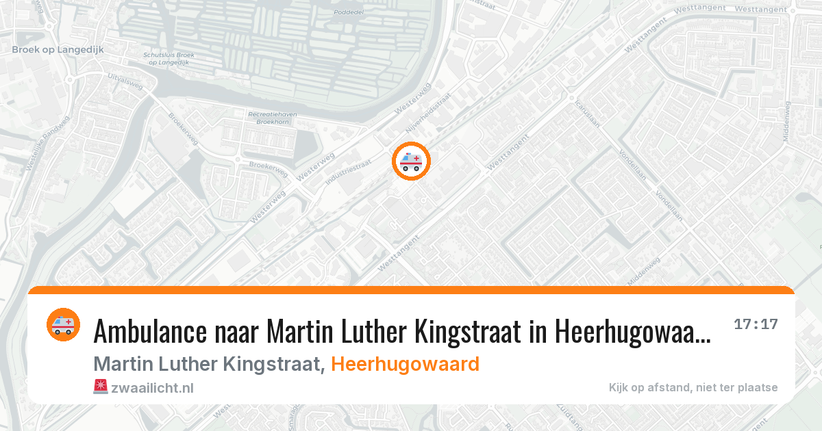Ambulance naar Martin Luther Kingstraat in Heerhugowaard — 28 jul 2026