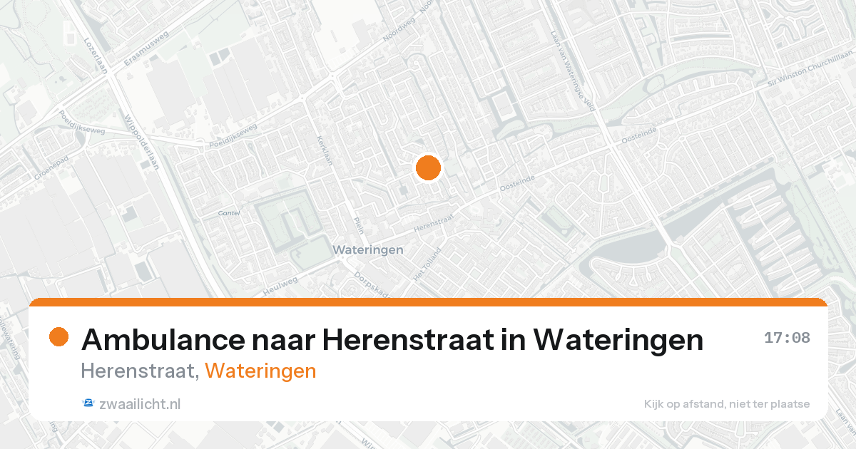 Ambulance naar Herenstraat in Wateringen — 22 aug 2026