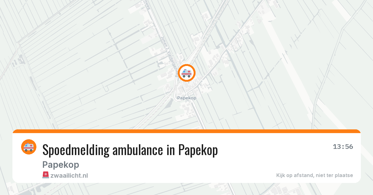 Spoedmelding ambulance in Papekop — 5 feb 2026