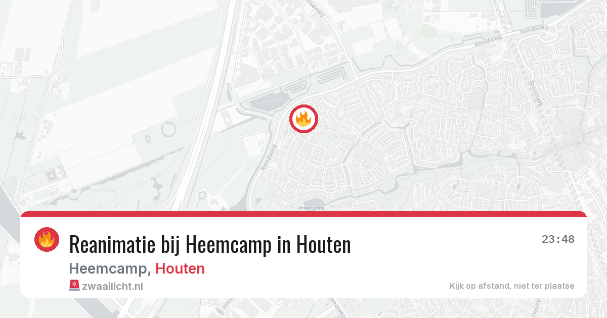 Reanimatie bij Heemcamp in Houten — 14 mrt 2026