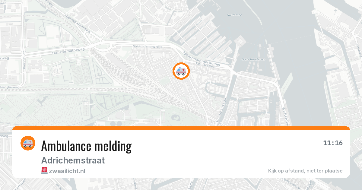 Ambulance melding — 6 mei 2026