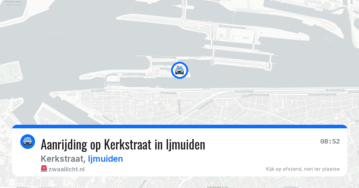 Aanrijding op Kerkstraat in Ijmuiden — 20 apr 2026