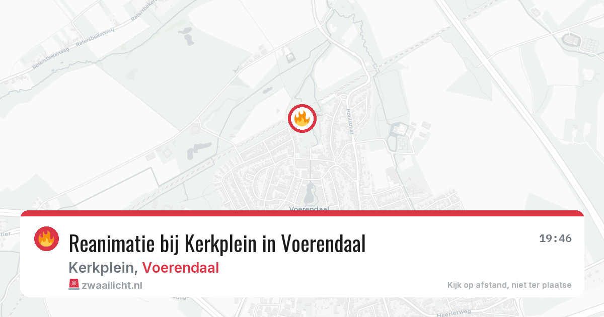Reanimatie bij Kerkplein in Voerendaal — 10 jun 2026