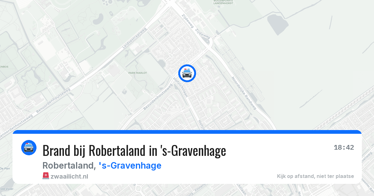 Brand bij Robertaland in 's-Gravenhage — 3 jul 2026