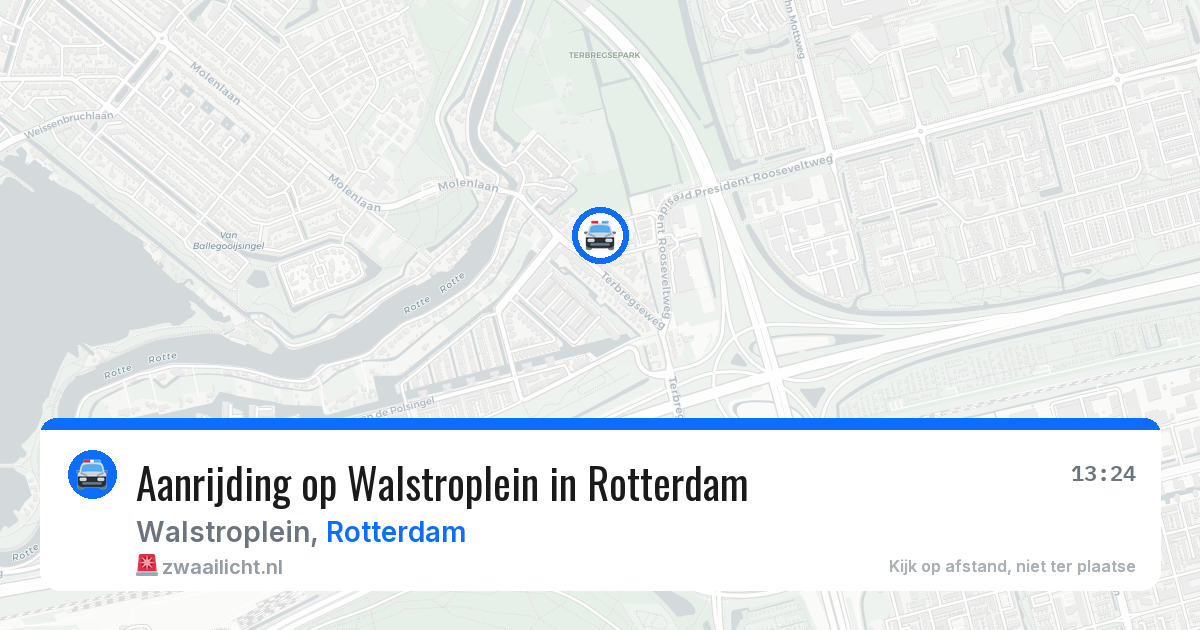 Aanrijding op Walstroplein in Rotterdam — 7 jun 2026