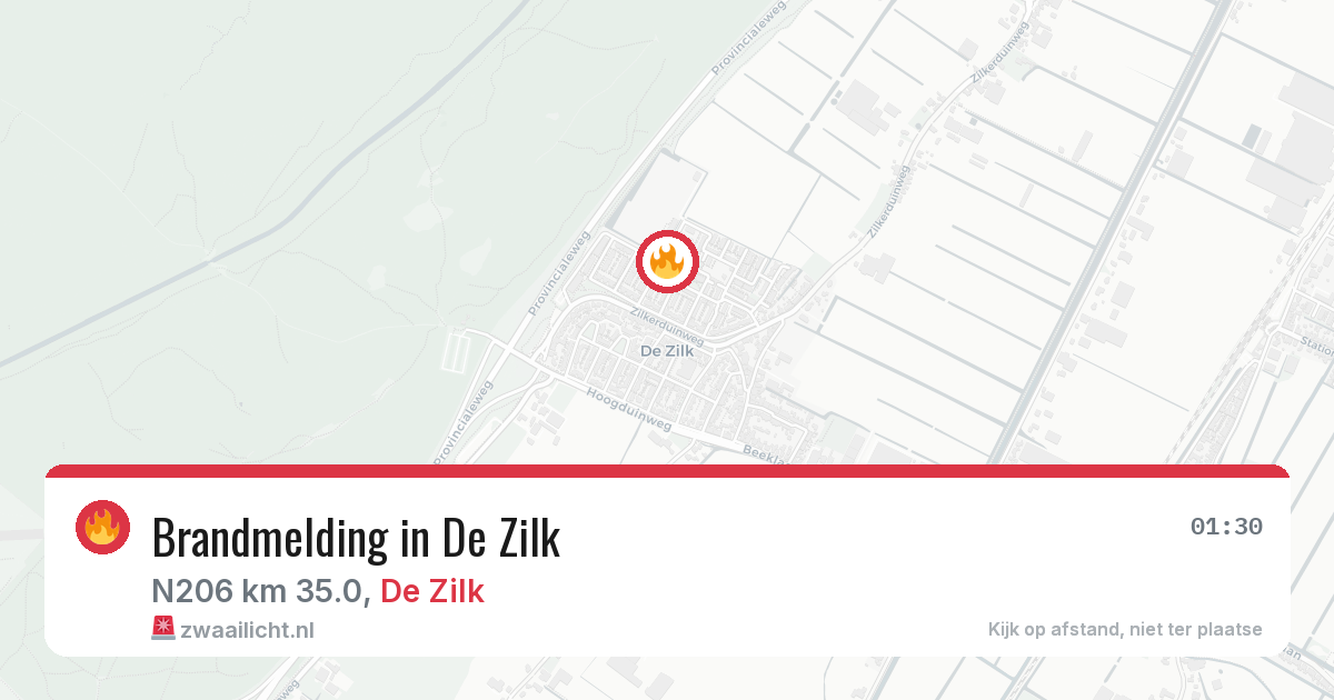 Brandmelding in De Zilk — 27 jun 2026