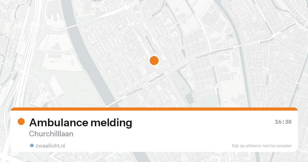 Ambulance melding — 31 mei 2026