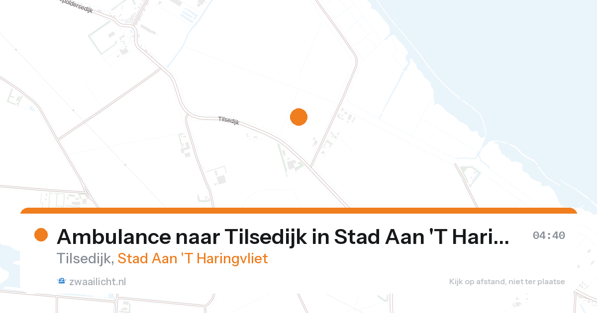 Ambulance naar Tilsedijk in Stad Aan 'T Haringvliet — 3 feb 2026
