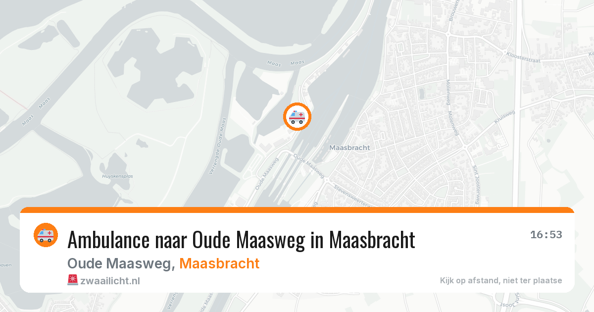 Ambulance naar Oude Maasweg in Maasbracht — 26 jun 2026