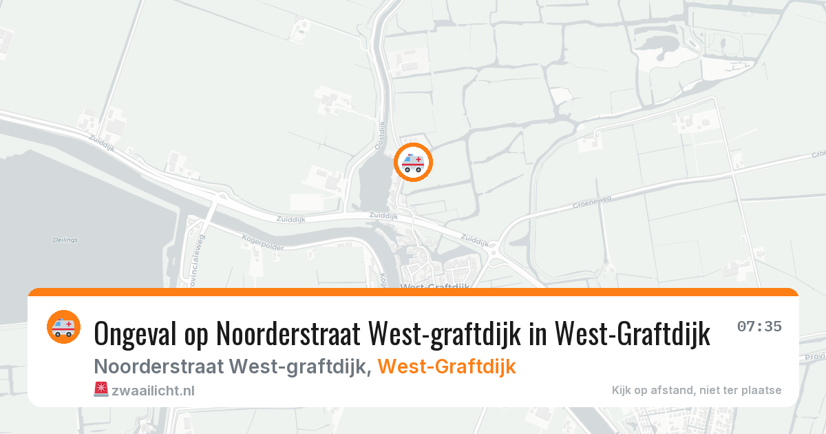 Ongeval op Noorderstraat West-graftdijk in West-Graftdijk — 29 jun 2026