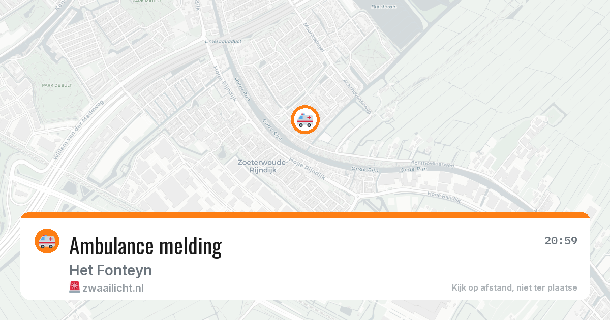 Ambulance melding — 12 feb 2026