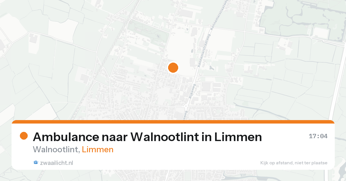 Ambulance naar Walnootlint in Limmen — 17 aug 2026