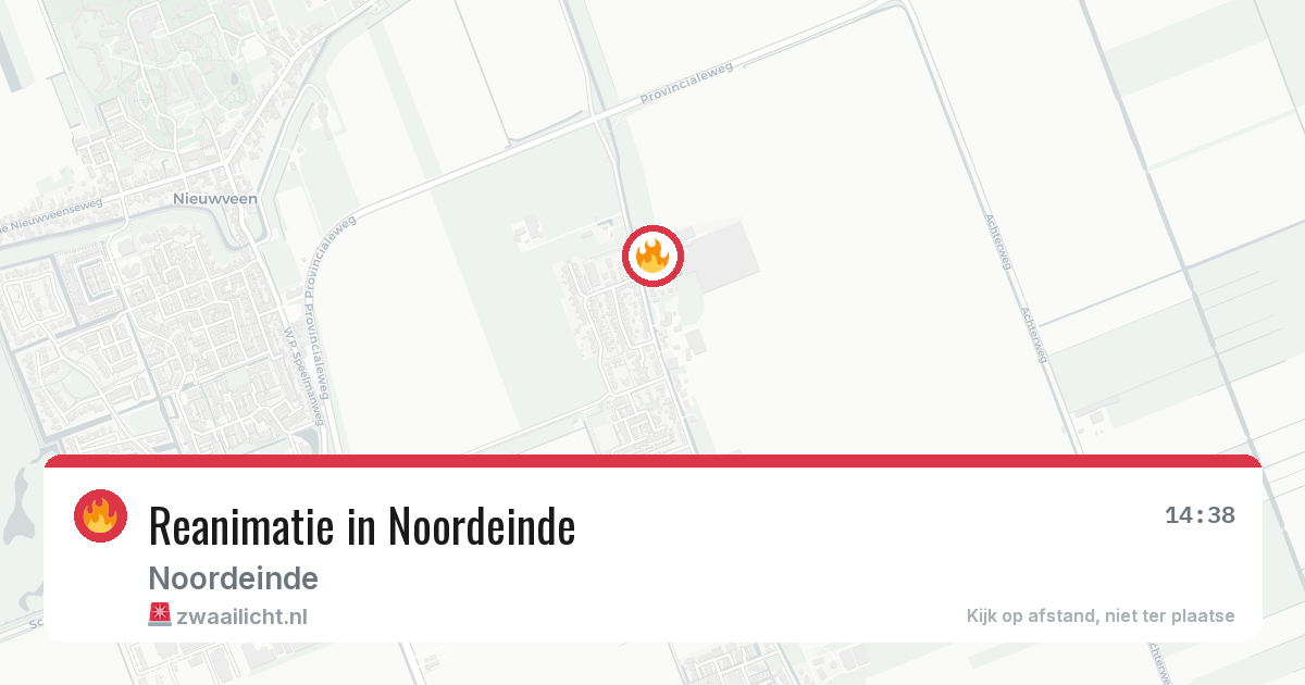 Reanimatie in Noordeinde — 17 mrt 2026