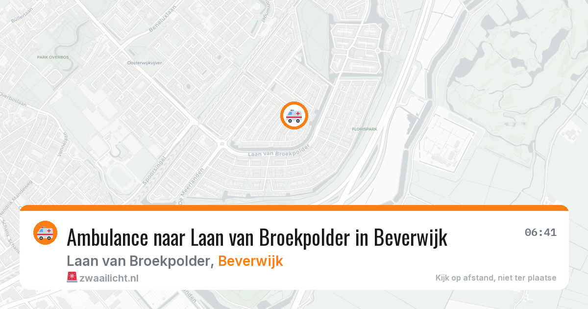 Ambulance naar Laan van Broekpolder in Beverwijk — 18 jun 2026
