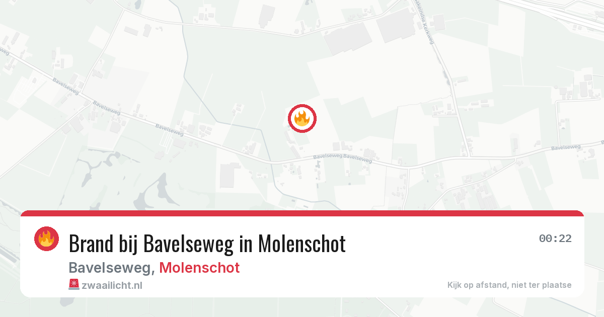 Brand bij Bavelseweg in Molenschot — 30 mei 2026