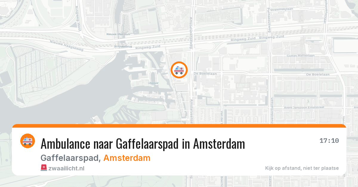 Ambulance naar Gaffelaarspad in Amsterdam — 28 jul 2026