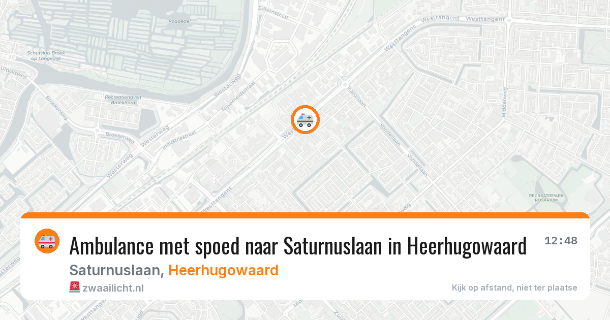 Ambulance met spoed naar Saturnuslaan in Heerhugowaard — 11 feb 2026