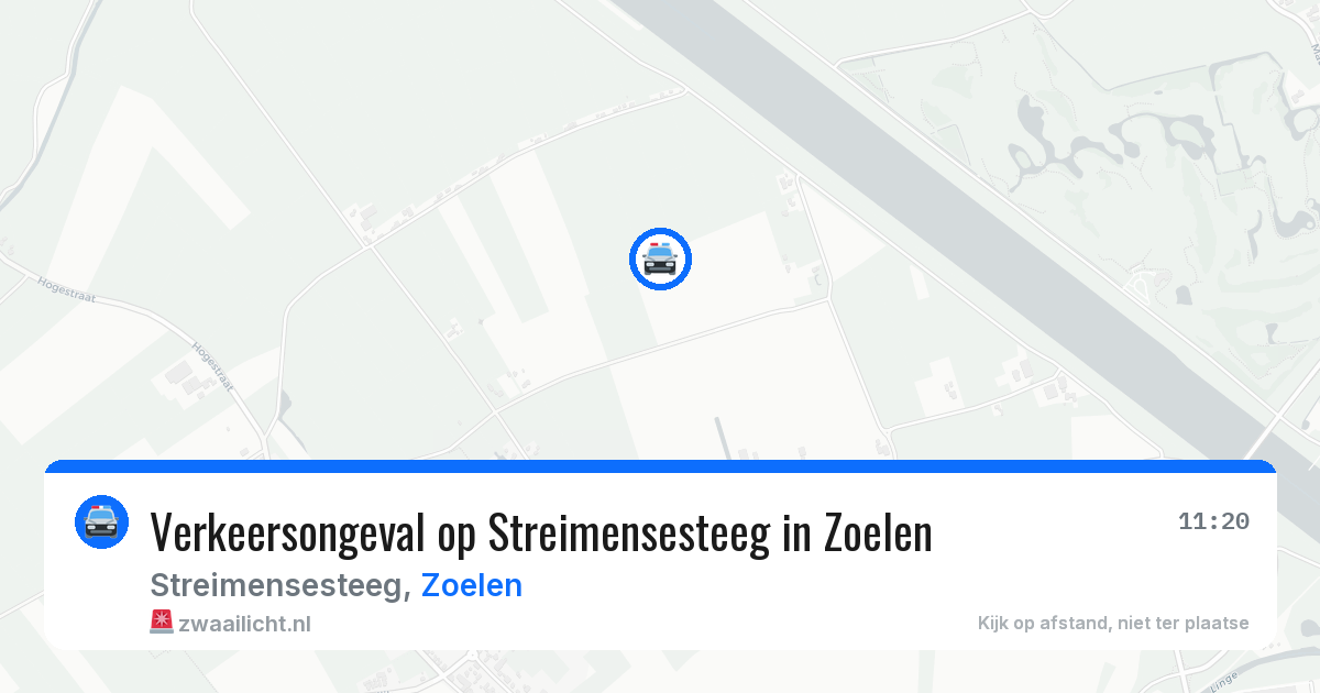 Verkeersongeval op Streimensesteeg in Zoelen — 28 mei 2026