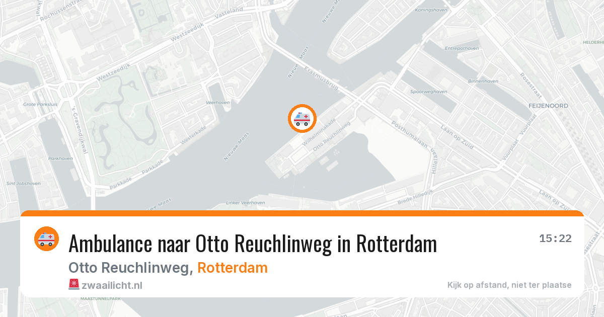 Ambulance naar Otto Reuchlinweg in Rotterdam — 19 jun 2026
