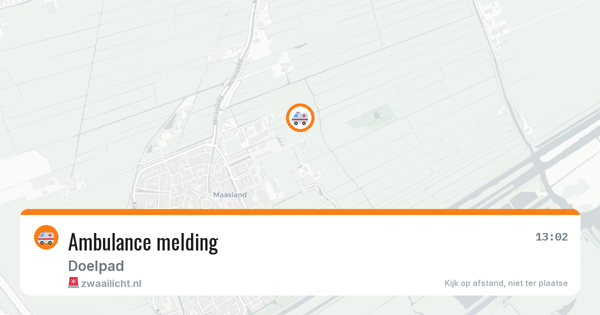 Ambulance melding — 7 jun 2026