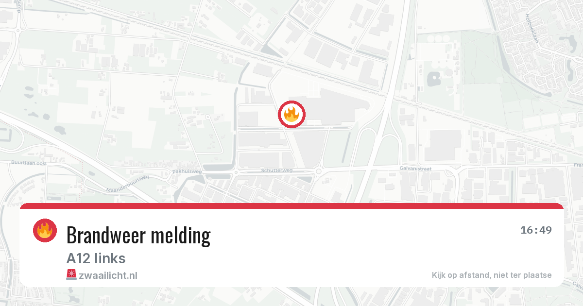 Brandweer melding — 5 jul 2026 | 🚨 Zwaailicht.nl