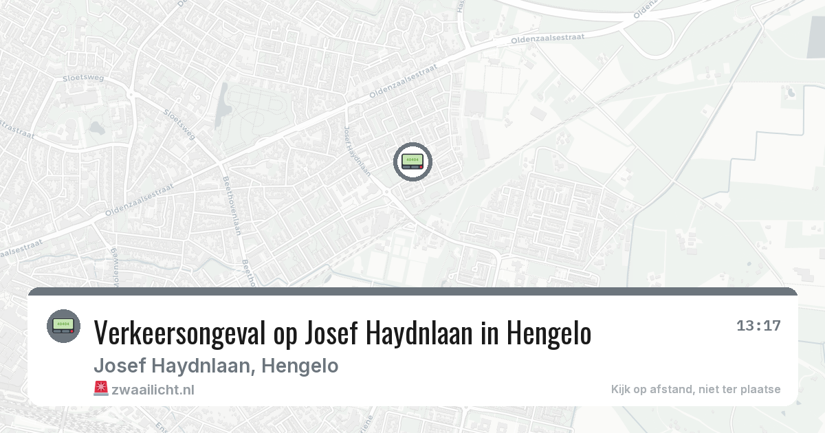 Verkeersongeval op Josef Haydnlaan in Hengelo — 6 mrt 2026