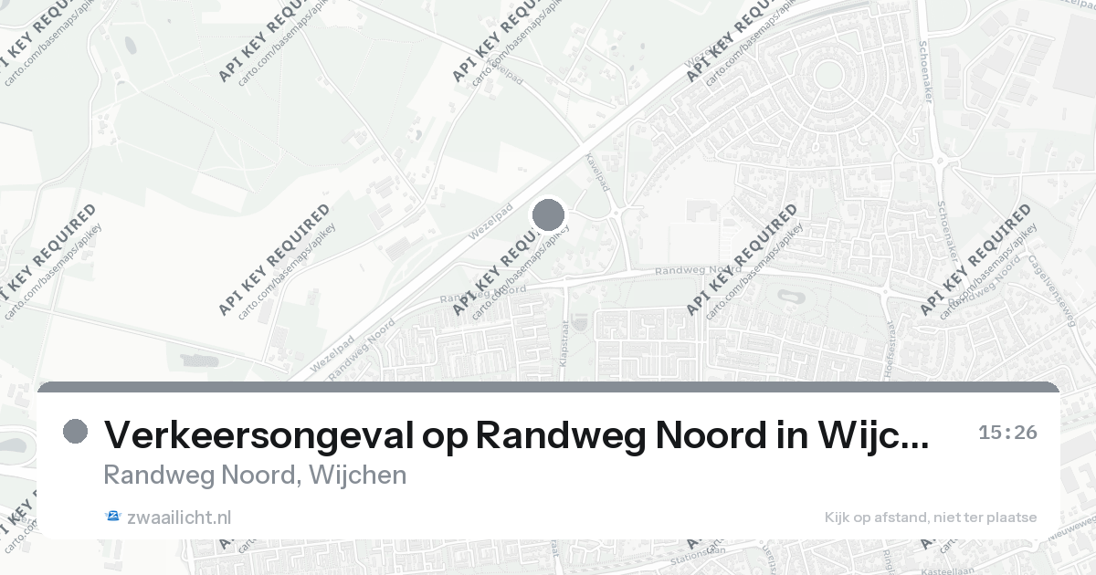Verkeersongeval op Randweg Noord in Wijchen — 25 aug 2026