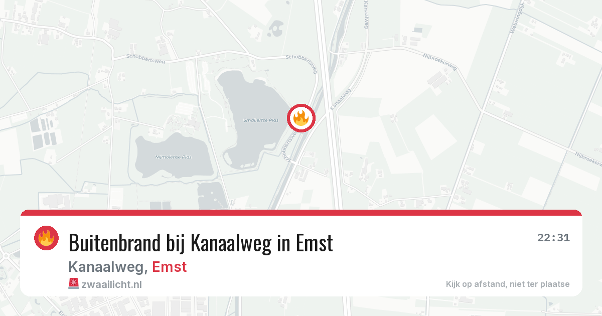 Buitenbrand bij Kanaalweg in Emst — 27 jul 2026