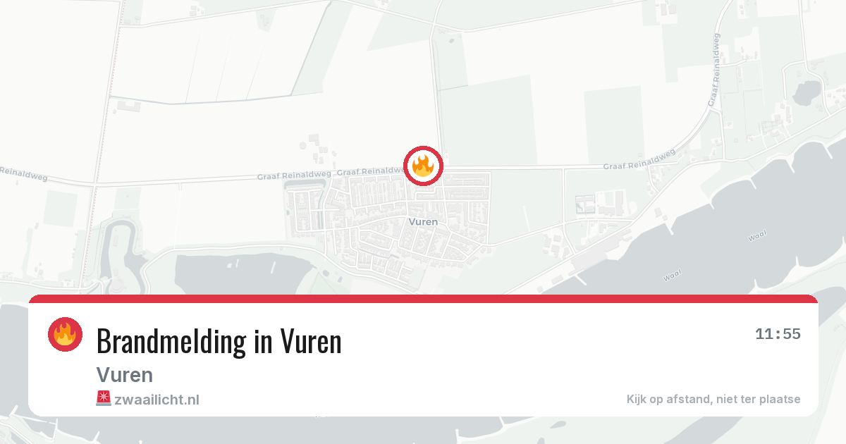Brandmelding in Vuren — 26 jun 2026